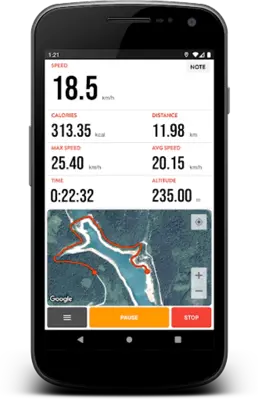 Cycling Diary - Bike Tracker android App screenshot 1