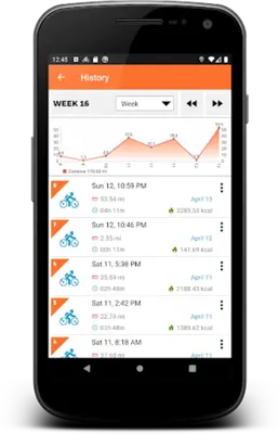 Cycling Diary - Bike Tracker android App screenshot 3